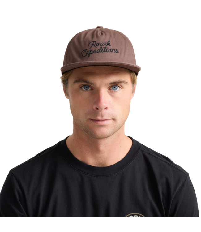 ROARK MENS VENTURE EXPEDITIONS SNAPBACK HAT COCOA BEAN