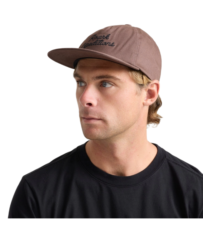 ROARK MENS VENTURE EXPEDITIONS SNAPBACK HAT COCOA BEAN