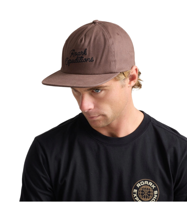 ROARK MENS VENTURE EXPEDITIONS SNAPBACK HAT COCOA BEAN