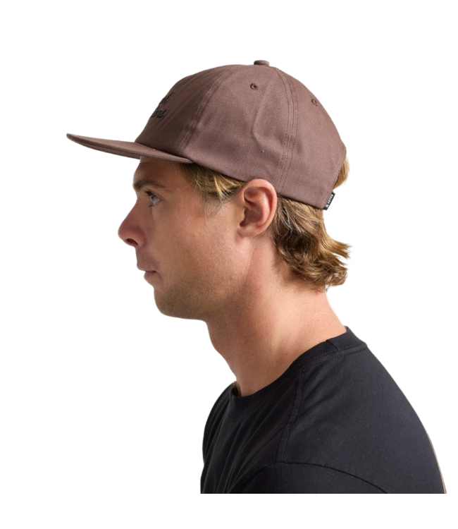 ROARK MENS VENTURE EXPEDITIONS SNAPBACK HAT COCOA BEAN