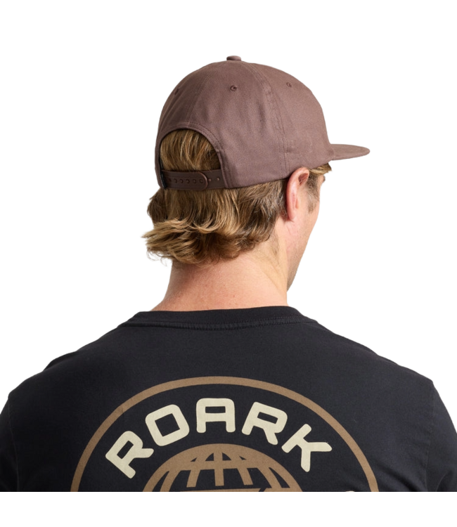 ROARK MENS VENTURE EXPEDITIONS SNAPBACK HAT COCOA BEAN