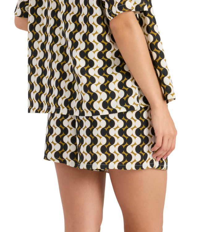 VOLCOM WOMENS SOLAR FLARE STONE SHORT BLACK/NATURAL