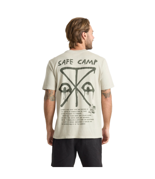 ROARK MENS SAFECAMP SHORT SLEEVE TEE FOSSIL