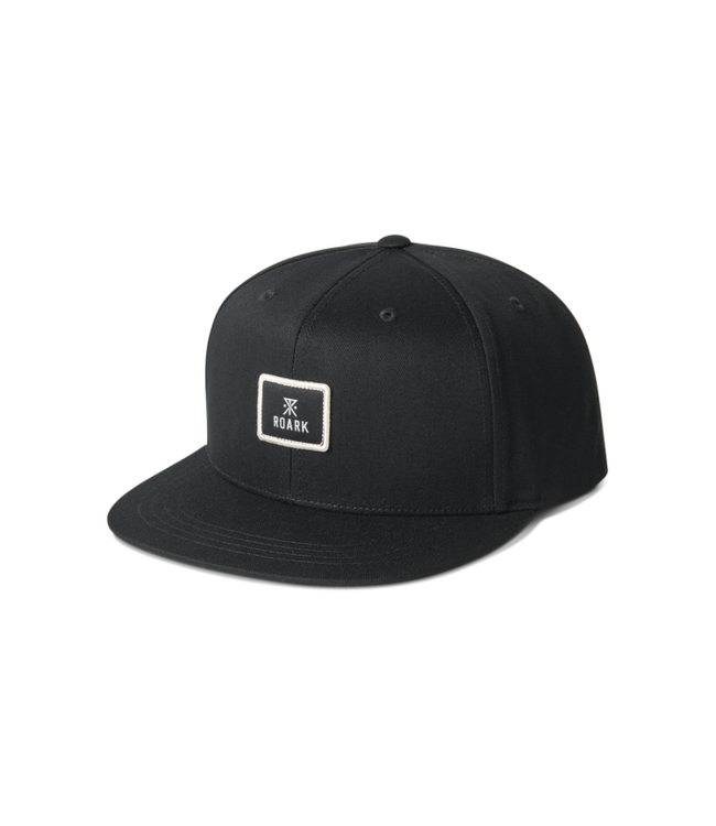 ROARK MENS SAFECAMP SNAPBACK HAT BLACK