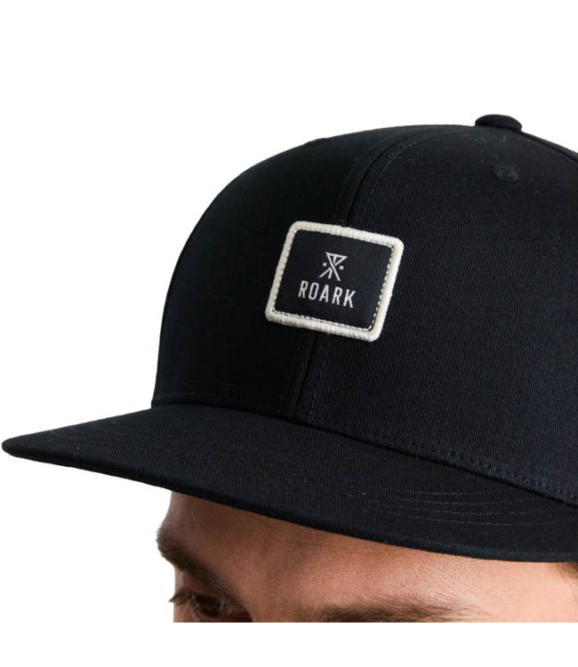 ROARK MENS SAFECAMP SNAPBACK HAT BLACK
