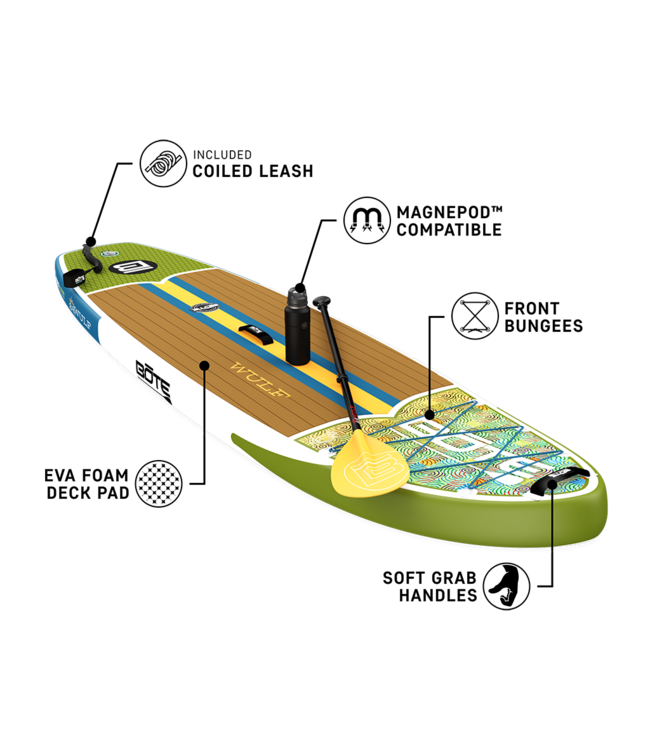 BOTE WULF AERO 11'4 SUP - NATIVE 2026