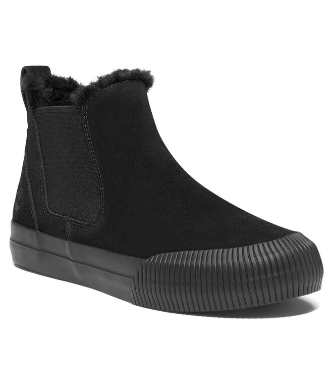 TIMBERLAND WOMENS SKYLA BAY PULL ON BOOT BLACK SUEDE