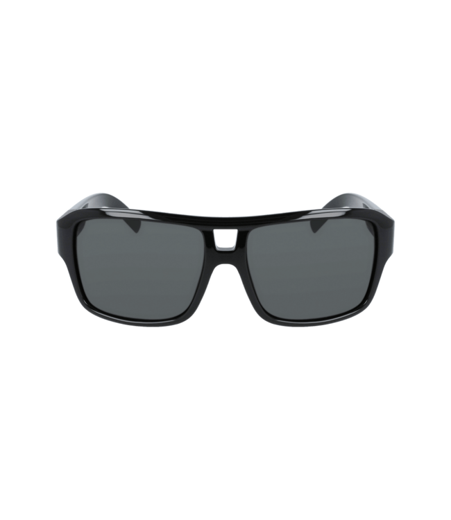 DRAGON THE JAM JET BLACK SUNGLASSES w/ LL SMOKE