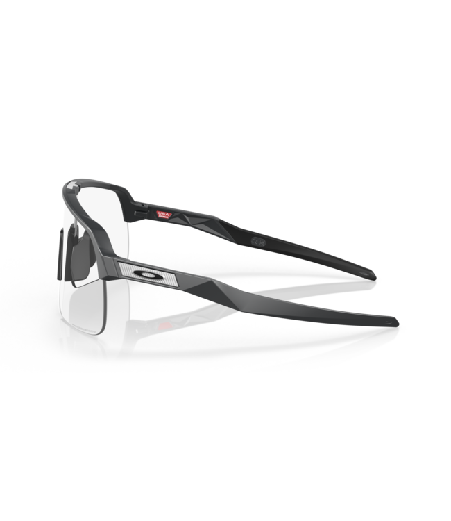 OAKLEY SUTRO LITE MATTE CARBON SUNGLASSES w/ CLEAR TO BLACK PHOTOCHROMATIC