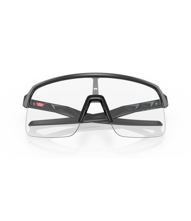 OAKLEY SUTRO LITE MATTE CARBON SUNGLASSES w/ CLEAR TO BLACK PHOTOCHROMATIC