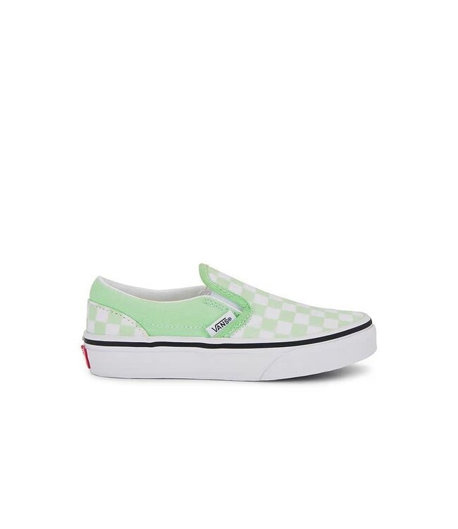 VANS YOUTH CLASSIC SLIP-ON SHOES (BD6) COLOR THEORY CHECKERBOARD
