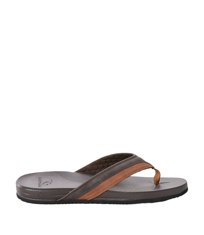 RIP CURL MENS SOFT TOP OPEN TOE SANDAL BROWN/TAN