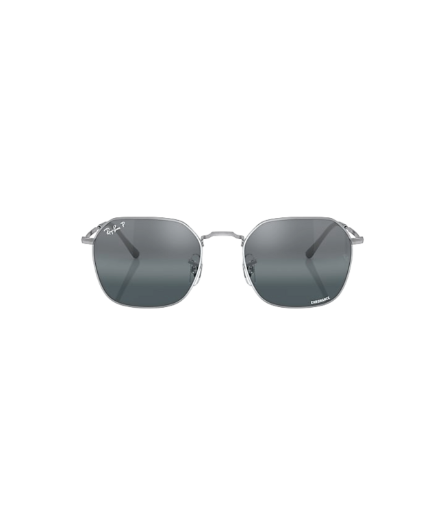 RAY-BAN JIM SUNGLASSES SILVER w/BLUE MIRROR GRADIENT