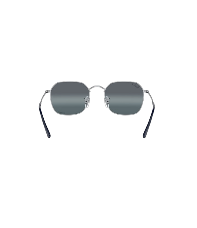 RAY-BAN JIM SUNGLASSES SILVER w/BLUE MIRROR GRADIENT