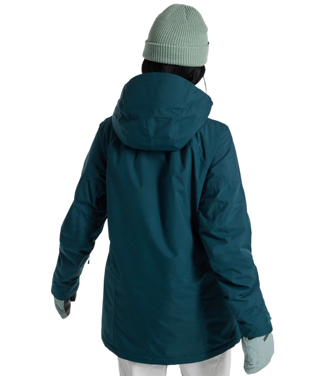 BURTON WOMENS PILLOWLINE GORE-TEX JACKET DEEP EMERALD 2025