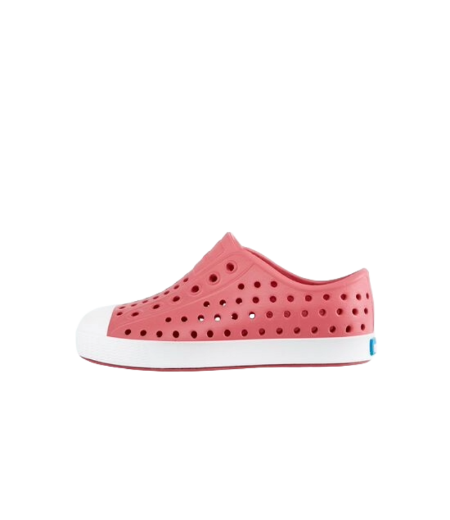 NATIVE JEFFERSON YOUTH SHOE CLOVER PINK/SHELL WHITE