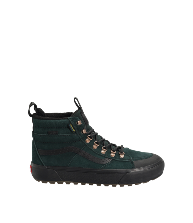 VANS WOMENS MTE SK8-HI WATERPROOF SHOES SCARAB/BLACK