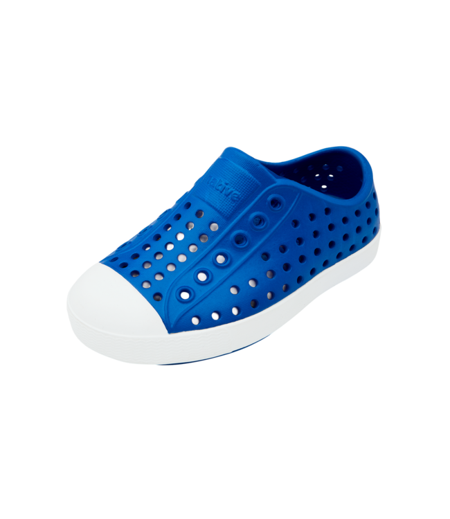 NATIVE youth JEFFERSON SHOE VICTORIA BLUE/SHELL WHITE