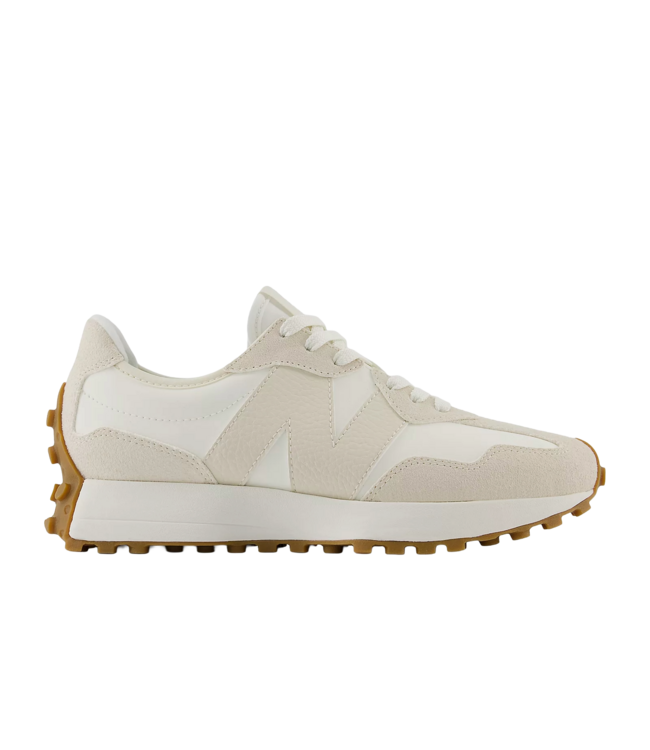 NEW BALANCE WOMENS LIFESTYLE 327 SHOE WHITE/BEIGE