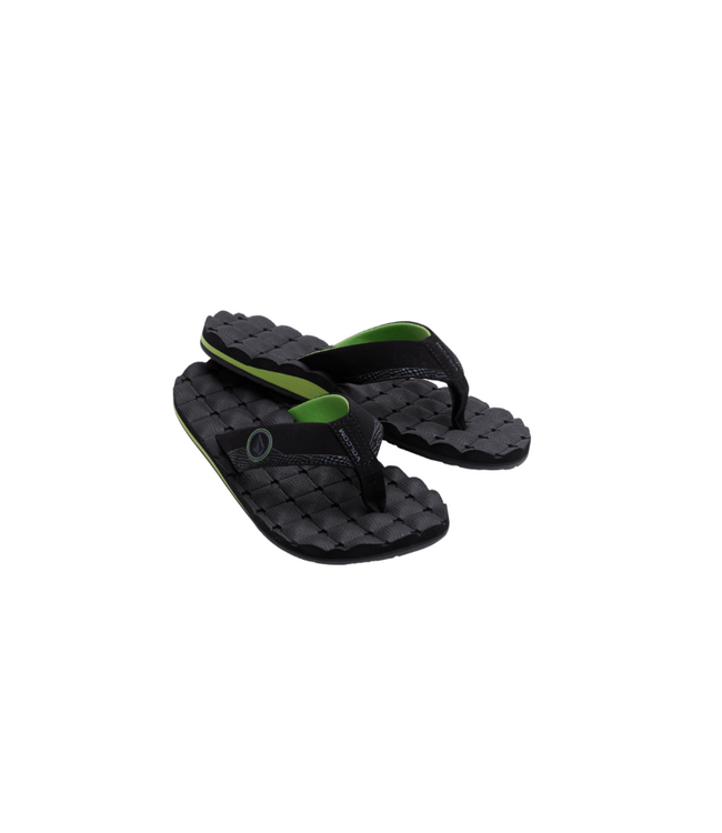 VOLCOM RECLINER SANDAL BLACK GREEN