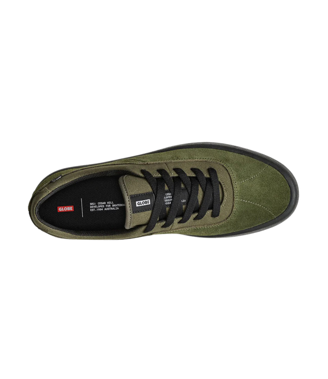 GLOBE MELBEK SHOES OLIVE/BLACK