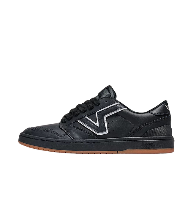 VANS LOWLAND 2.0 SHOES BLACK/BLACK/WHITE