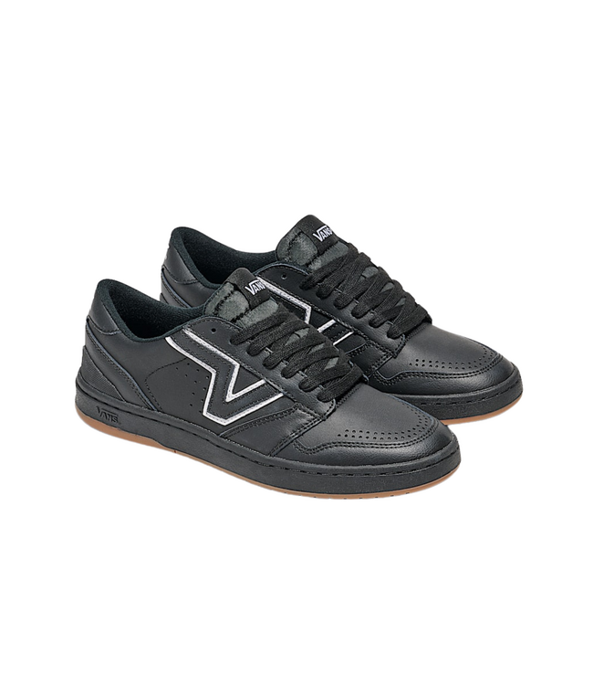 VANS LOWLAND 2.0 SHOES BLACK/BLACK/WHITE