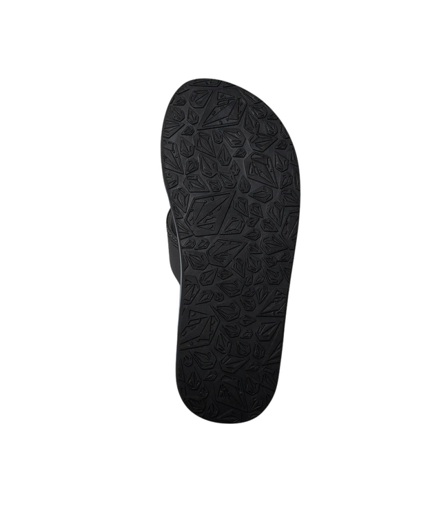 VOLCOM RECLINER SANDAL BLACK WHITE
