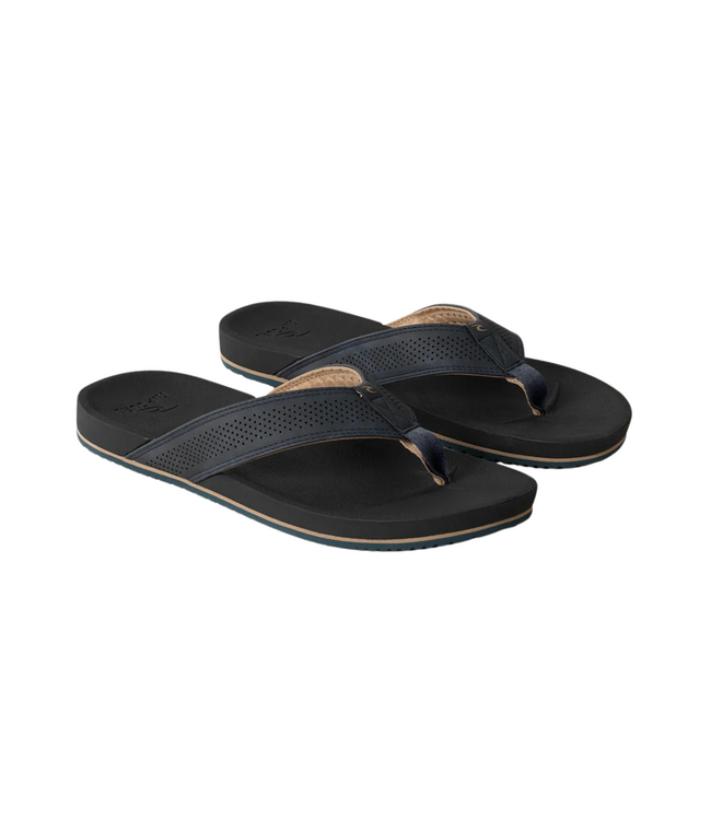 RIP CURL MENS CHIBA BLOOM OPEN TOE SANDAL PINE NIGHT