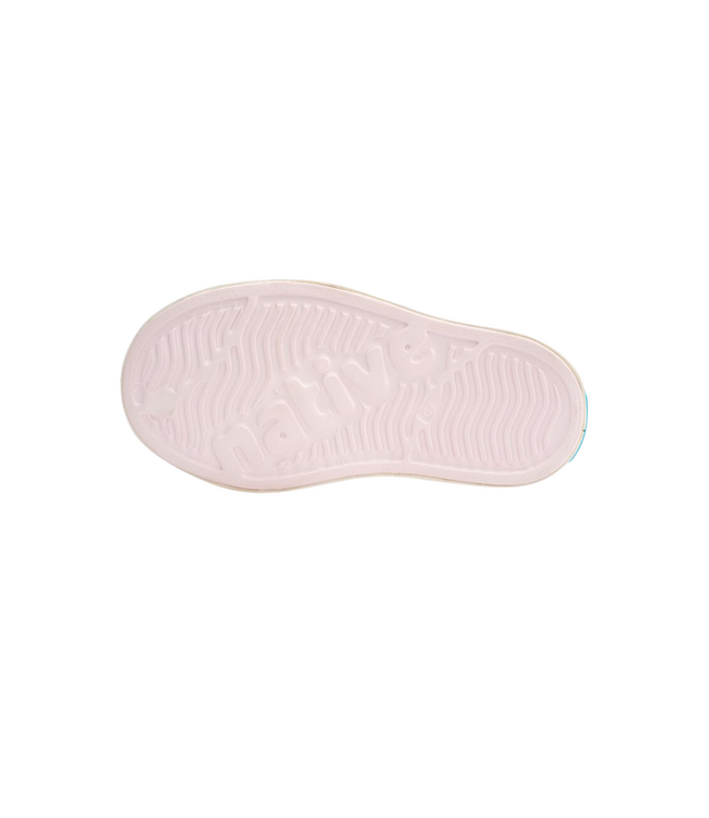 NATIVE JEFFERSON KIDS SHOE MILK PINK/SHELL WHITE