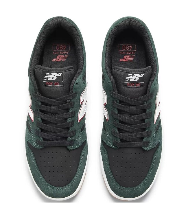 NEW BALANCE MENS NUMERIC FOY 480 SHOE GREEN/BLACK