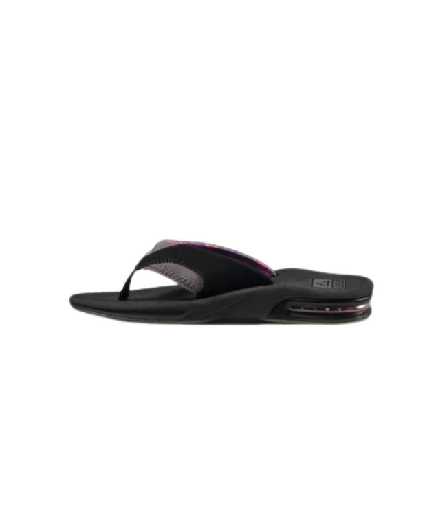 REEF WOMENS FANNING SANDALS BLACK/GREY