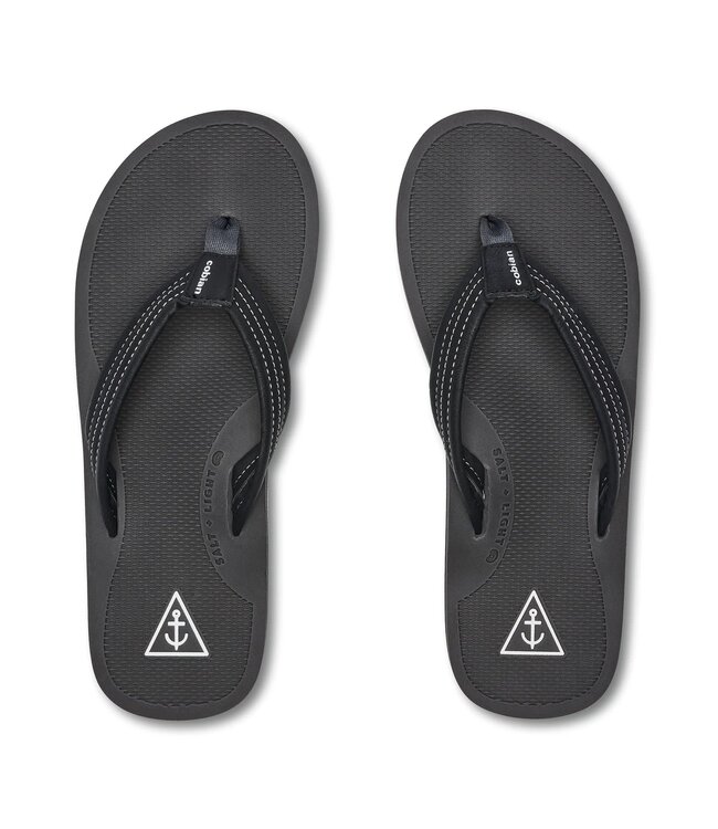COBIAN MENS ANCHOR SANDALS BLACK