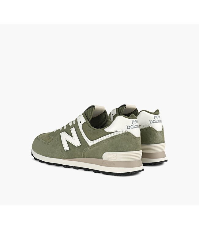 NEW BALANCE MENS 574 CORE SHOE (GCE) GREEN/WHITE