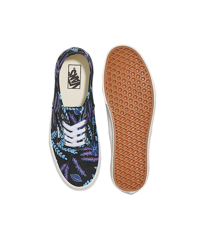 VANS MENS AUTHENTIC SHOES TROPICAL BLACK/BLUE/PURPLE
