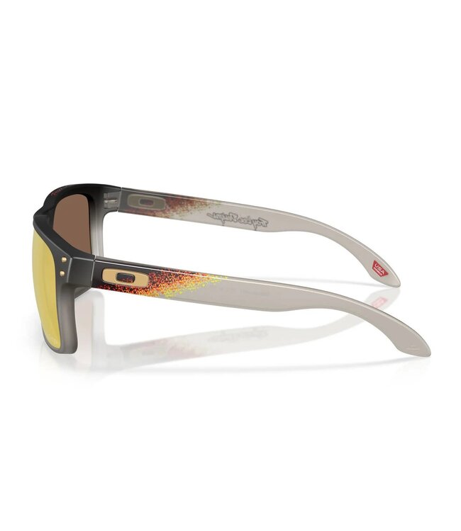 OAKLEY HOLBROOK TROY LEE DESIGNS BLACK FADE SUNGLASSES  w/ PRIZM 24K POLARIZED