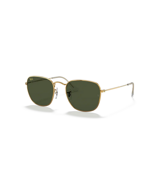 RAY-BAN HEXAGONAL SUNGLASSES GOLD w/ GREEN POLAR