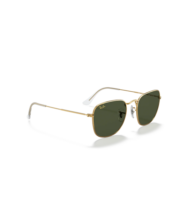 RAY-BAN HEXAGONAL SUNGLASSES GOLD w/ GREEN POLAR