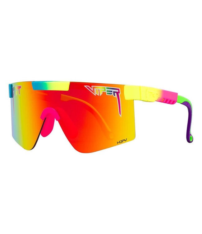 PIT VIPER THE PRIDE ORIGINAL NARROW SUNGLASSES w/HDPV POLARIZED RAINBOW