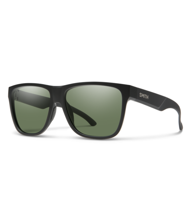 SMITH LOWDOWN XL 2 MATTE BLACK SUNGLASSES w/ CHROMAPOP GREY GREEN