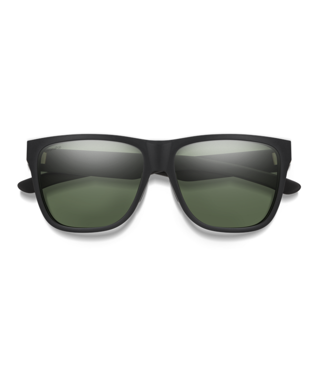 SMITH LOWDOWN XL 2 MATTE BLACK SUNGLASSES w/ CHROMAPOP GREY GREEN