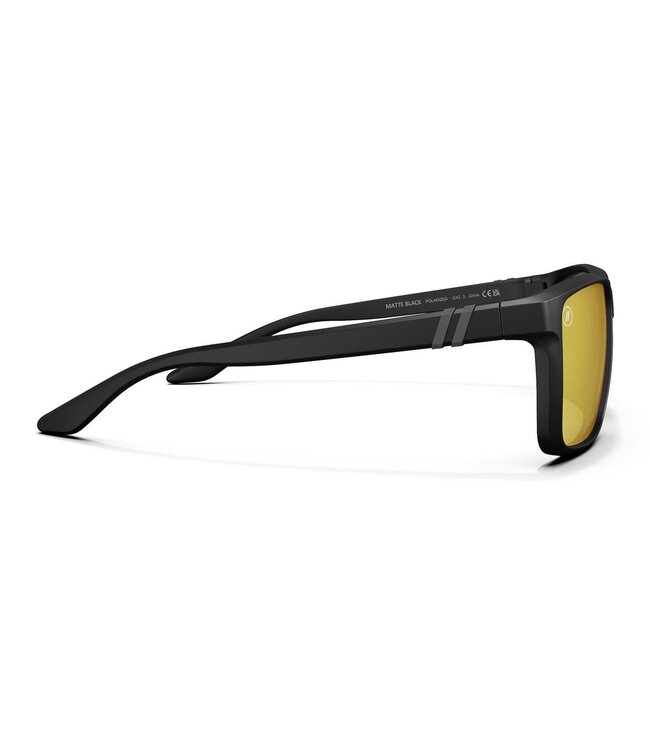 BLENDERS MESA MATTE BLACK SUNGLASSES MATTE BLACK w/ COPPER POLAR LENS
