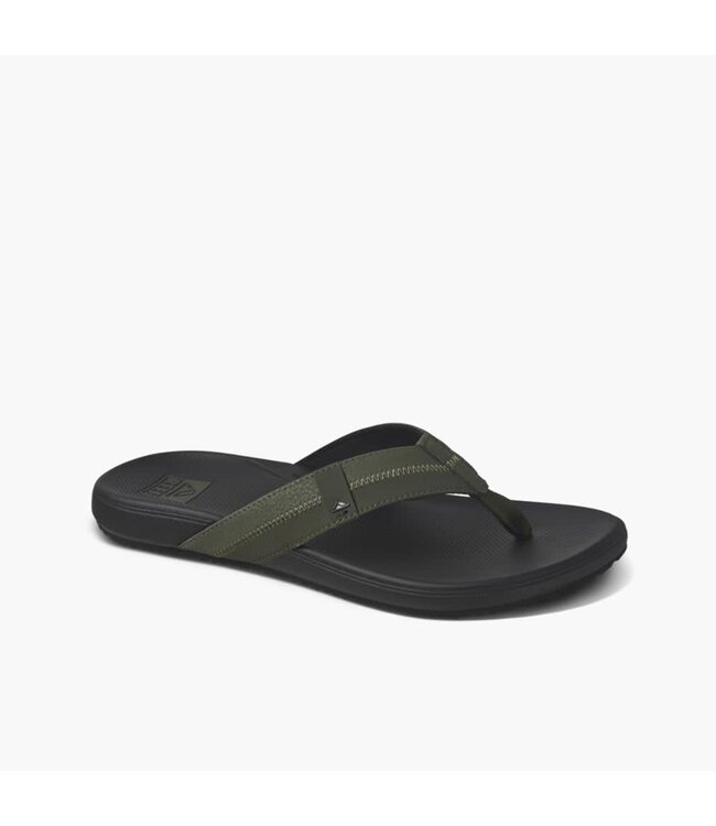 REEF MENS CUSHION PHANTOM 2.0 SANDALS OLIVE/GUM