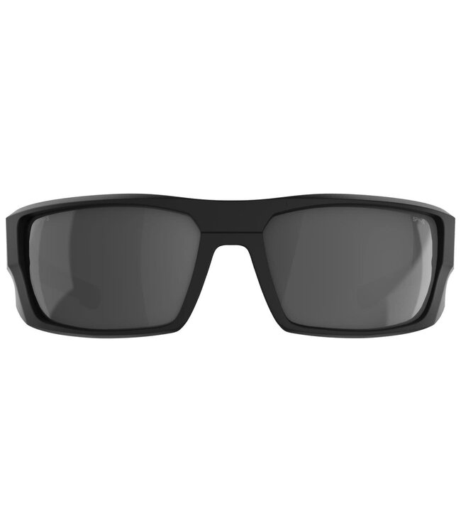 SPY DIRK ANSI MATTE BLACK SUNGLASSES w/HAPPY GRAY PHOTOCHROMIC