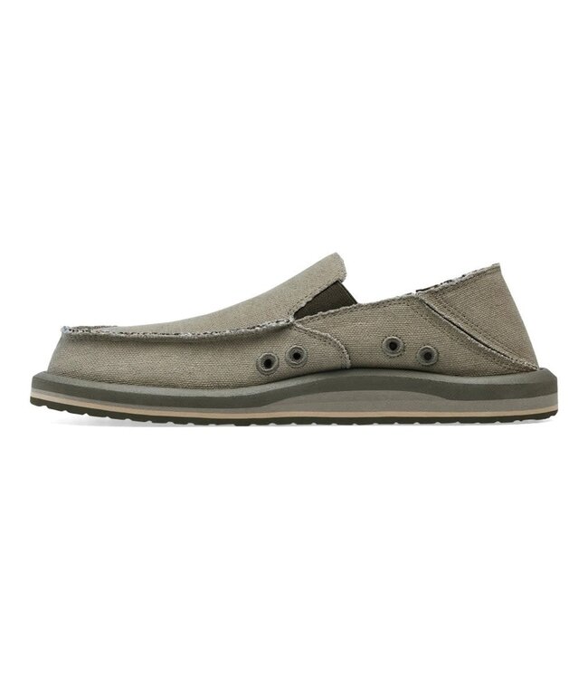 SANUK MENS DONNY HEMP LOAFER EARTH