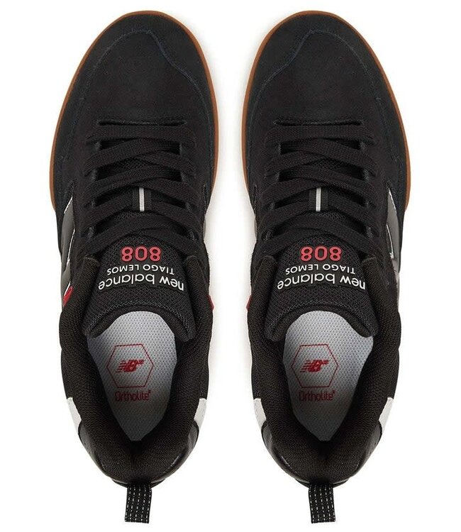 NEW BALANCE MENS NUMERIC 808 LITE TIAGO SHOES BLACK/GUM