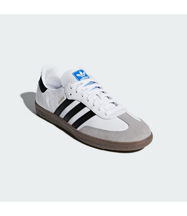 ADIDAS WOMENS SAMBA ADV SHOE CLOUD WHITE/CORE BLACK/GUM