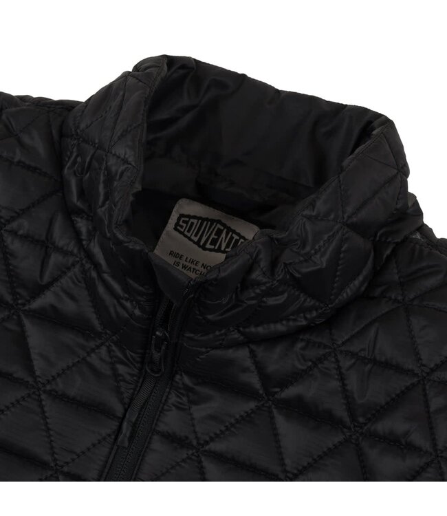 SOUVENIR CONVERTIBLE MICRO PUFFER JACKET BLACK 2026