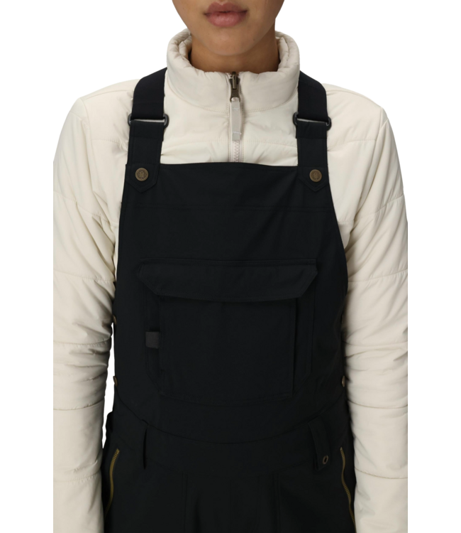 686 WOMENS BLACK MAGIC INSULATED BIB BLACK 2026