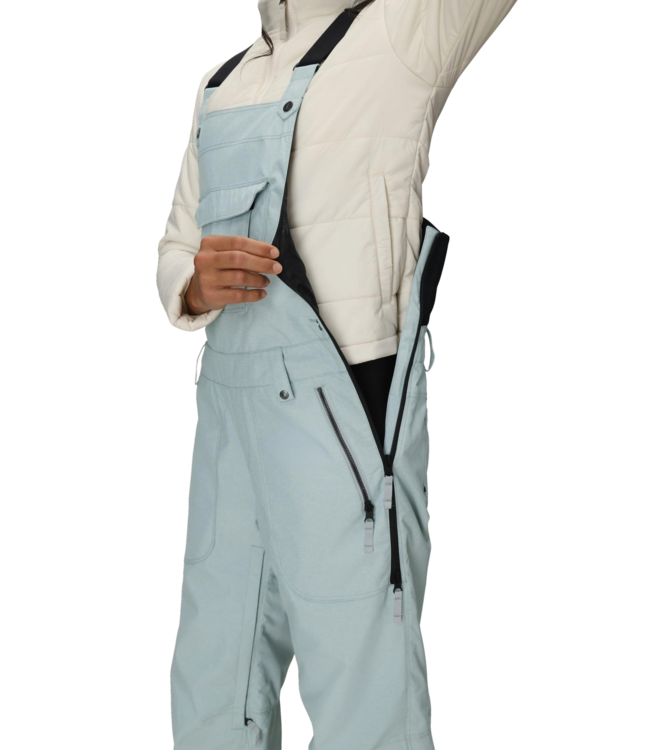 686 WOMENS BLACK MAGIC INSULATED BIB DUSTY MARINE DOBBY 2026